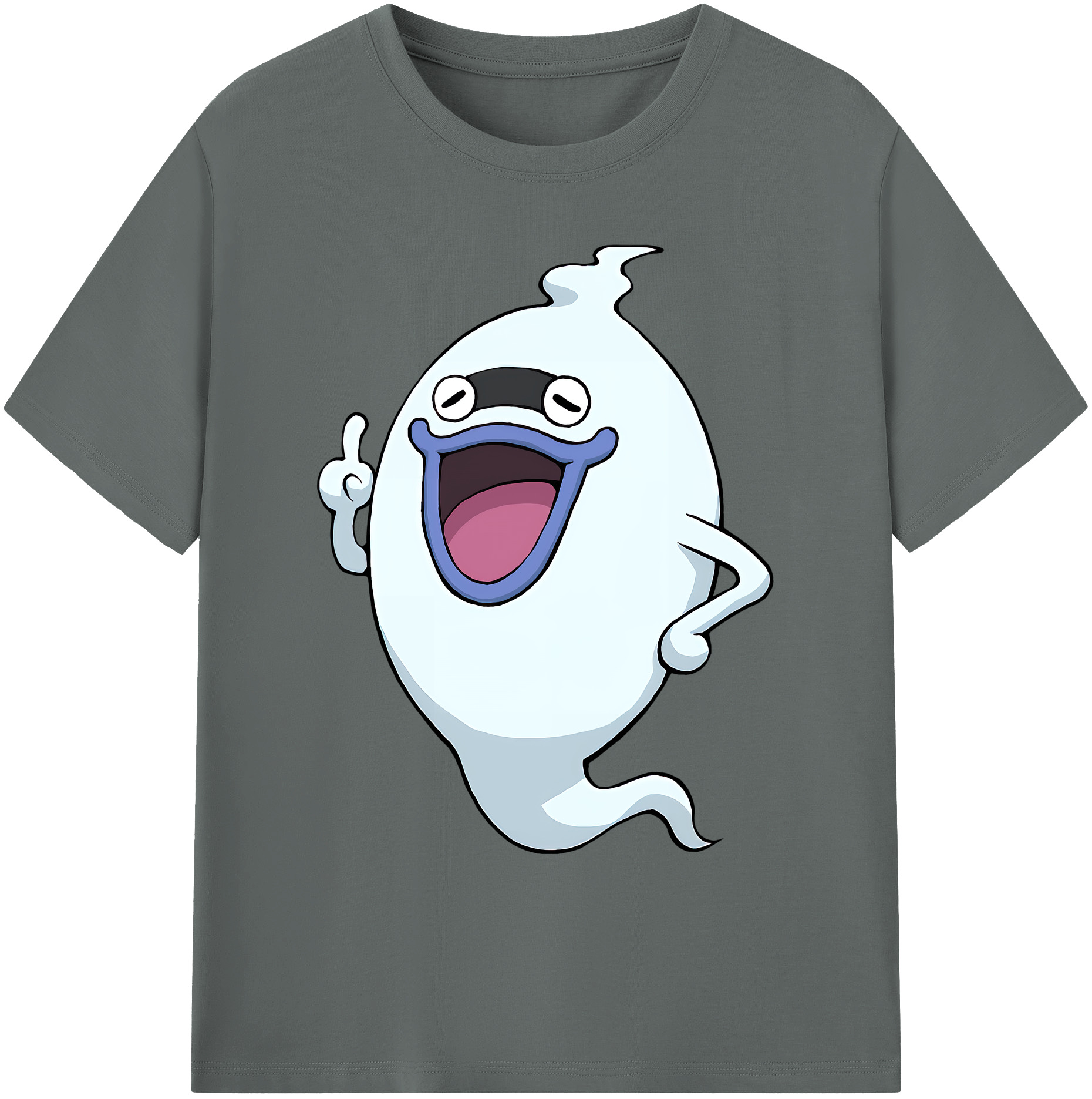 （画像用） 妖怪ウォッチ Yo-kai Watch 綿100％ メンズ半袖Tシャツ｜肌触りやわらか＆通気性